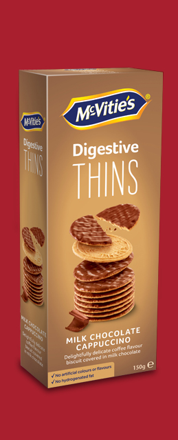 Digestive Thins Cappuccino Milk Chocolate Digestive Thins Cappuccino Milk Chocolate